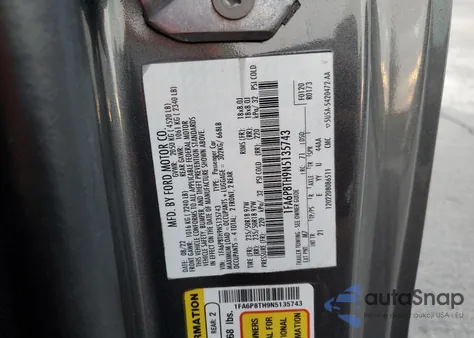 2022 Ford Mustang from USA, damaged, VIN 1FA6P8TH9N5135743